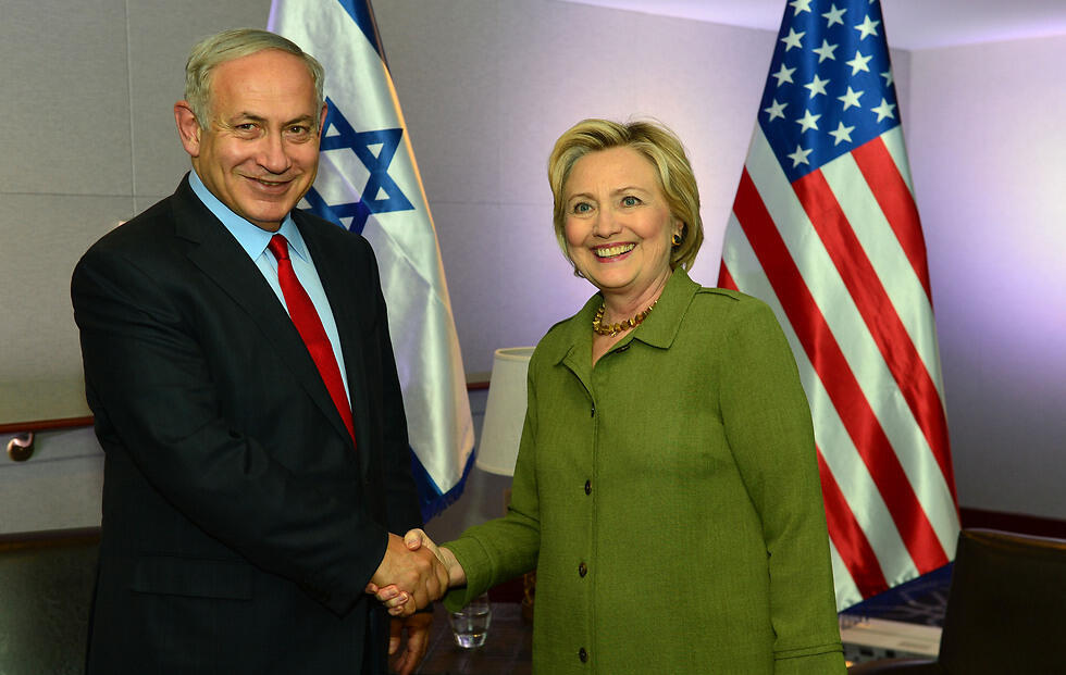 PM Netanyahu and Democratic Presidential Nominee Hillary Clinton (Photo: Kobi Gidon) (צילום - קובי גדעון / לע"מ) PM Netanyahu and Democratic Presidential Nominee Hillary Clinton (Photo: Kobi Gidon)