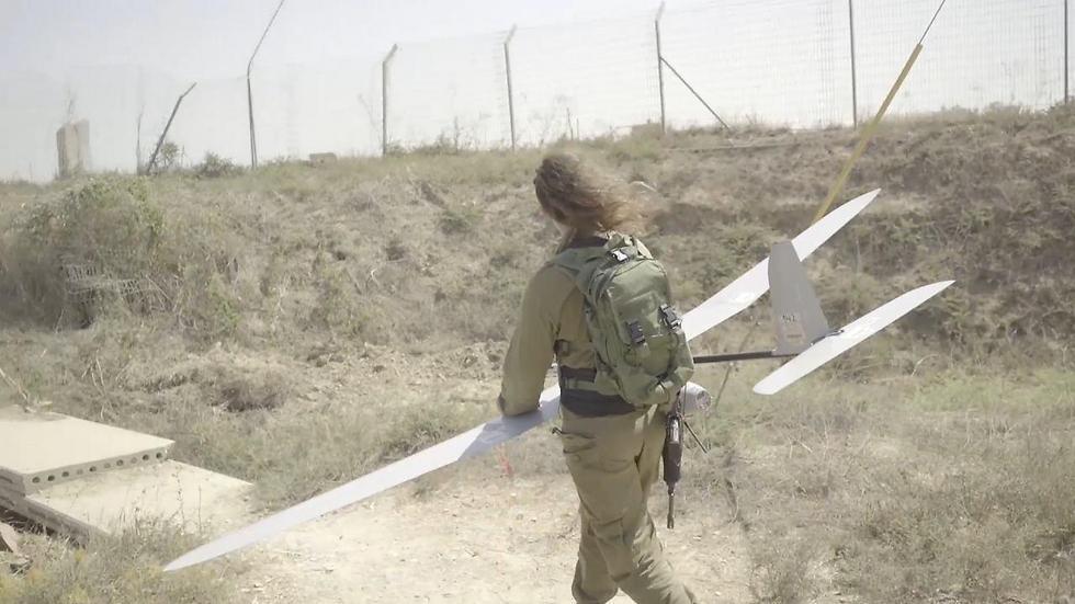 Skylark fighters in the field (Photo: IDF Spokesman's Office)