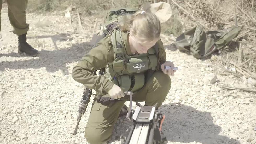 The small launcher (Photo: IDF Spokesman's Office)