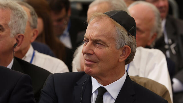Former British Prime Minister Blair (Photo: Gil Yohanan)