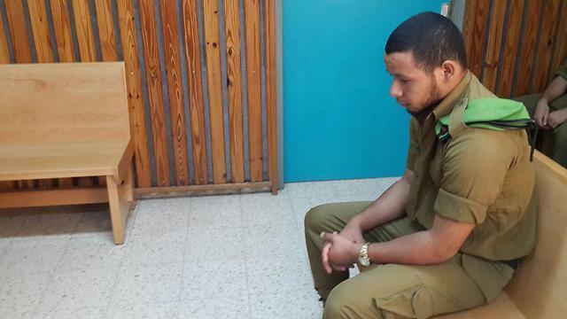 Суд над военнослужащим. Фото: Рои Идан (צילום: רועי עידן) Суд над военнослужащим. Фото: Рои Идан
