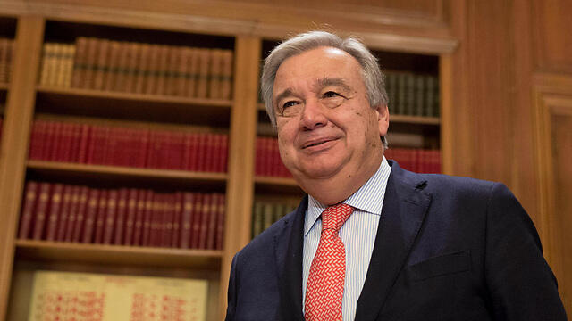 United Nations Secretary-General Guterres will be making his first visit to the region (Photo: AP) (צילום: AP) United Nations Secretary-General Guterres will be making his first visit to the region (Photo: AP)