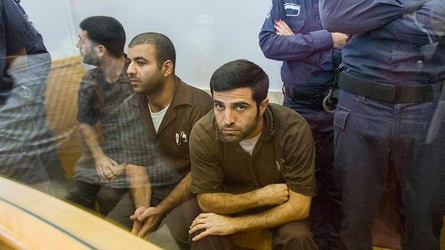 The suspects in court (Photo: Ido Erez)