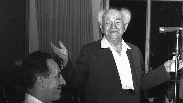 Бен-Гурион, 1966 год. Фото: Дан Хенди (צילום: דן הדני, מתוך אוסף IPPA, הספרייה הלאומית) Бен-Гурион, 1966 год. Фото: Дан Хенди