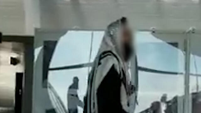 Kiev Airport during the Israeli commandeering of the PA system