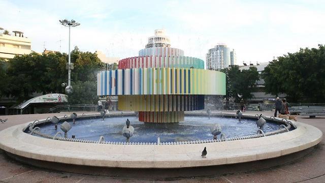 The current state of Dizengoff Sq. (Photo: Motti Kimchi)
