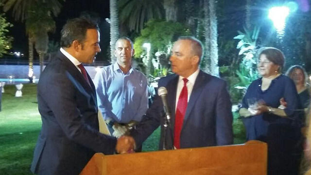 Energy Minister Steinitz at the Turkish Embassy nullnull Energy Minister Steinitz at the Turkish Embassy