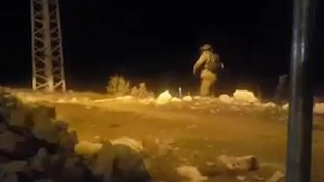 The scene of Saturday's shooting attack (Photo: Judea and Samaria Search and Rescue)