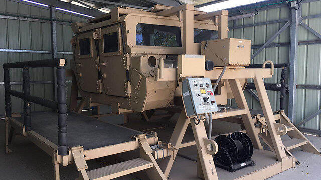 Humvee simulator (Photo: IDF Spokesperson's Unit)