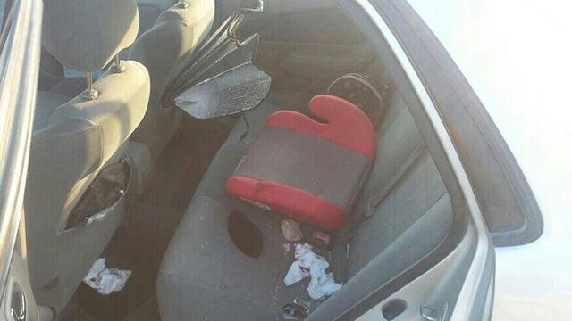 The where the 5 year old was injured (Photo: Hatzalah Yehuda & Shomron Spokesman) (צילום: הצלה יו"ש) The where the 5 year old was injured (Photo: Hatzalah Yehuda & Shomron Spokesman)