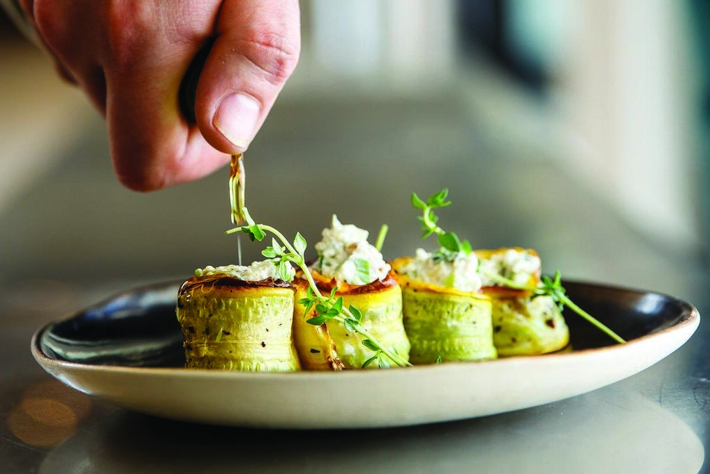 Рулетики из цуккини