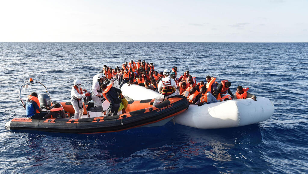Migrants rescued from a boat that sailed from Libya and sank near Italy in the past decade (Photo: AFP) Migrants rescued from a boat that sailed from Libya and sank near Italy in the past decade