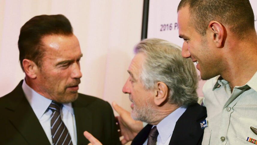 Arnold Schwarzenegger in FIDF gala