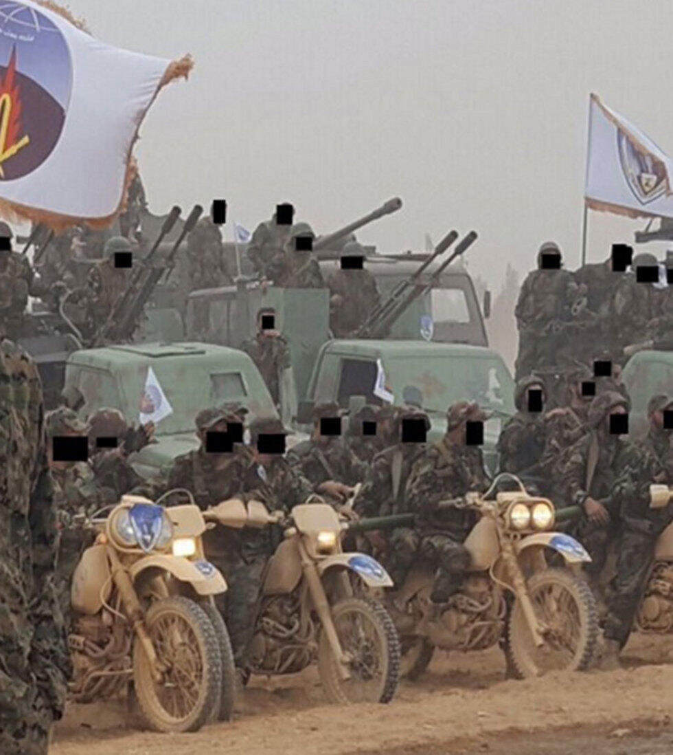 Hezbollah heavy weapons on display