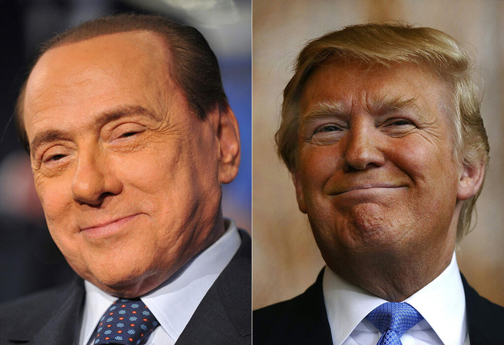 Trump and Berlusconi (Photo: AFP) Trump and Berlusconi