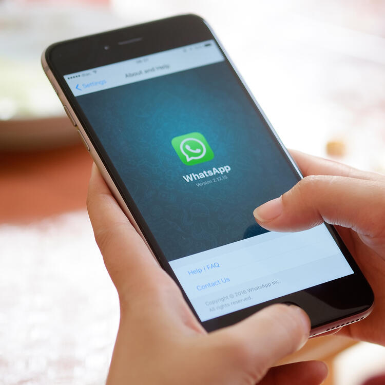 The WhatsApp application