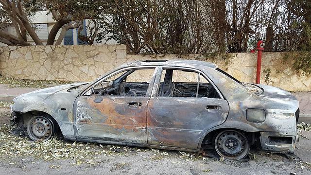 Fire damage in Zikhron (Photo: Ido Erez) (צילום: עידו ארז) Fire damage in Zikhron (Photo: Ido Erez)