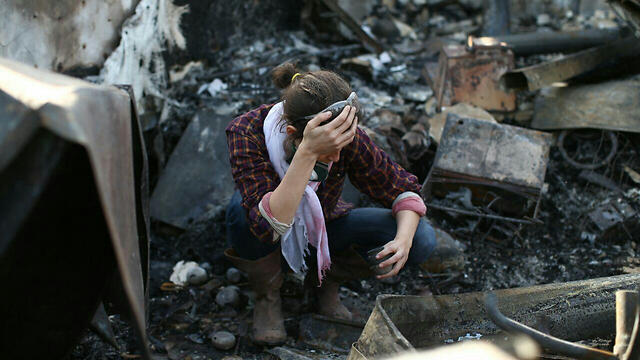 Ben Zvi's daughter, Maya, at the site of her mother's restaurant (Photo: Ohad Zeigenberg)