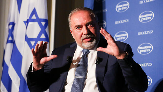 Defense Minister Avigdor Lieberman (Photo: Saban Forum)