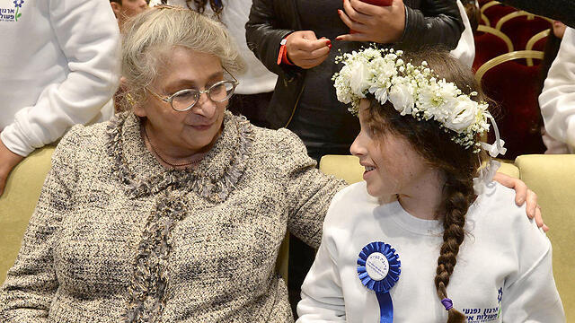 Нехама Ривлин на мероприятии для детей, пострадавших от войн и терактов. Фото: Марк Нейман, ЛААМ