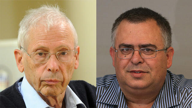 Benny Begin (L) and David Bitan (Photo: Zvika Tishler and Haim Horenstein)