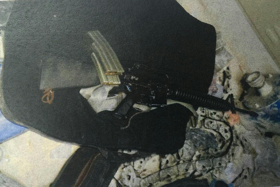 Weapons belonging to the Hamas cell (Photo: IDF Spokesperson's Unit)