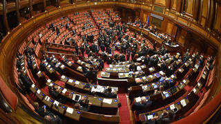 The Italian parliament 