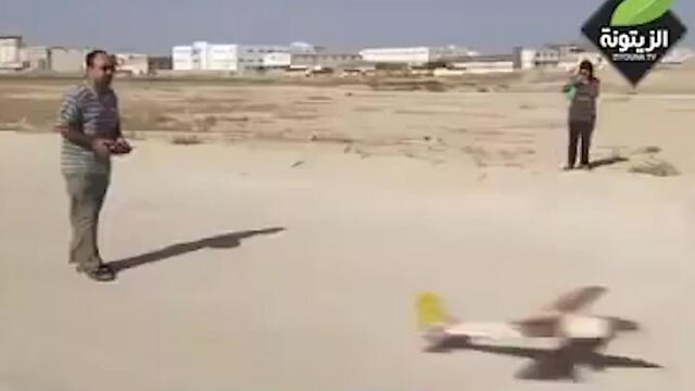 Mahammad a-Zawahri flying a UAV