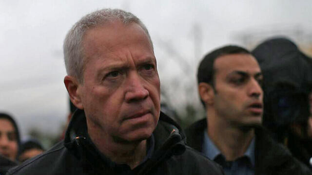 Yoav Galant, at the evacuation of the Amona settlement (Photo: Ohad Zwigenberg)
