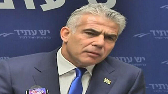 Yair Lapid (Photo: Knesset Channel) (צילום: ערוץ הכנסת) Yair Lapid (Photo: Knesset Channel)