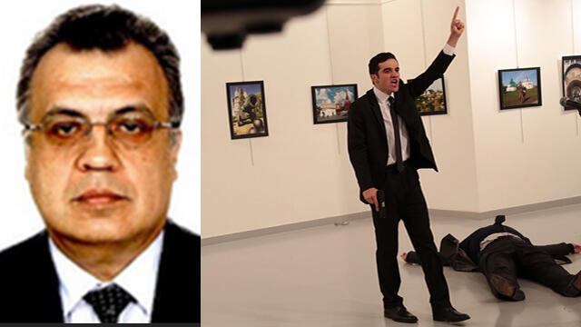 Russian Ambassador to Turkey assasinated (Photo: AP) (צילום: AP) Russian Ambassador to Turkey assasinated (Photo: AP)