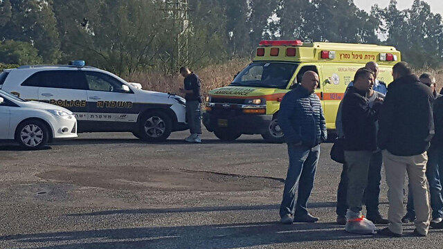 Scene where 20-year-old woman discovered near Migdalnullnull Scene where 20-year-old woman discovered near Migdal