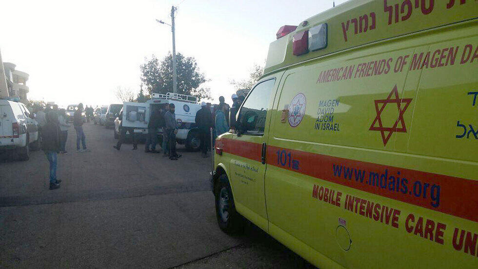 MDA arrives at a park to discover a girl stabbed to death in Kisra-Sumeinullnull MDA arrives at a park to discover a girl stabbed to death in Kisra-Sumei