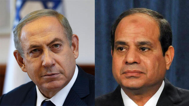 President Abdel Fattah al-Sisi  and Prime Minister Benjamin Netanyahu