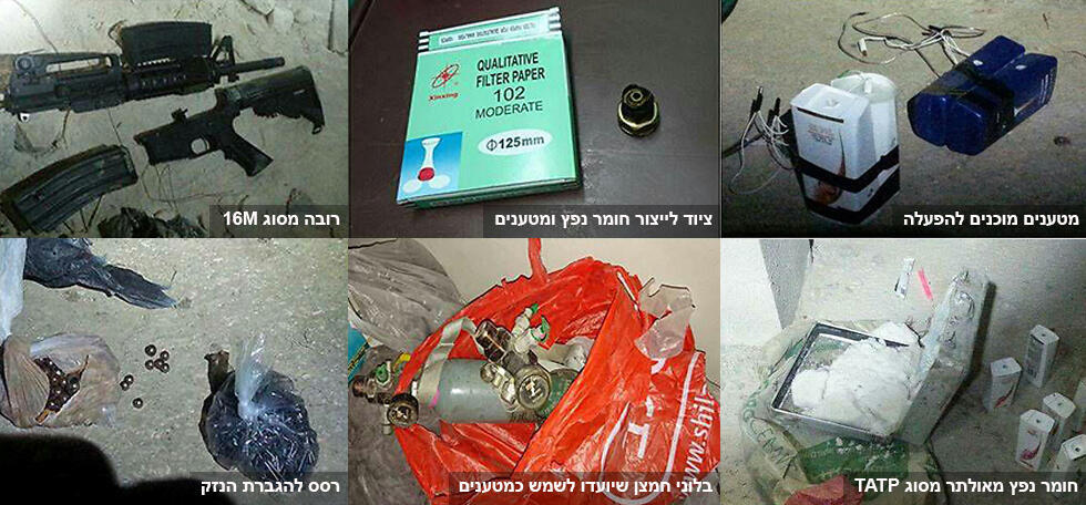 Weapons available to criminals and terrorists in the underworld (Photo: Shin Bet Spokesperson's Unit) (צילום: דוברות שב"כ) Weapons available to criminals and terrorists in the underworld (Photo: Shin Bet Spokesperson's Unit)