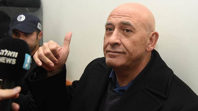 MK Basel Ghattas in court (Photo: Yair Sagi)