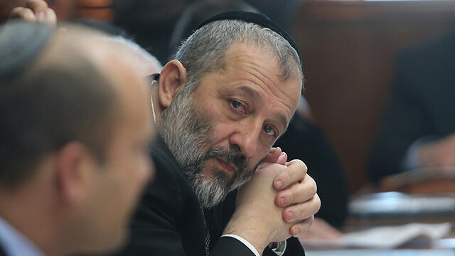 Minister of the Interior Aryeh Deri (Photo: Alex Kolomoisky)
