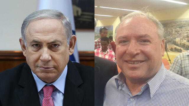 Netanyahu (L) and Amsalem