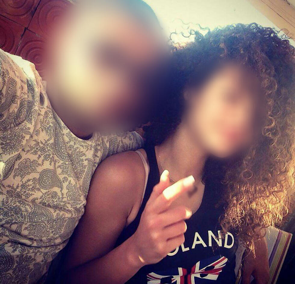 The alleged killer and his girlfriend