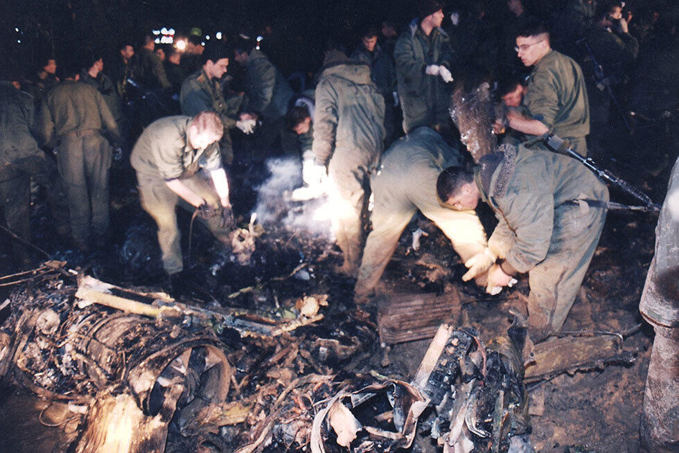 Крушение вертолетов. Фото: Эммануэль Илан (архив)