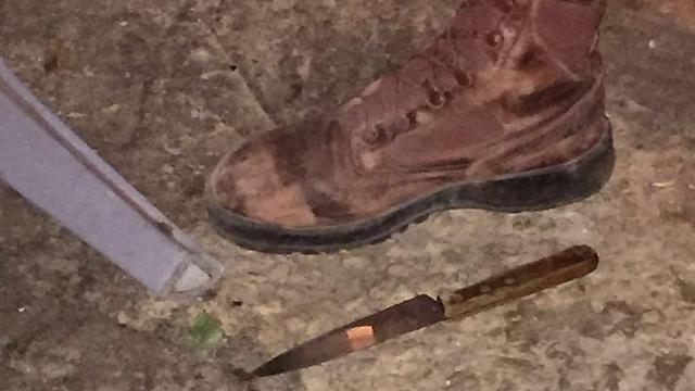 Knife terrorist used in attempted stabbing (Photo: IDF Spokesperson's Unit) (צילום: דו"צ) Knife terrorist used in attempted stabbing (Photo: IDF Spokesperson's Unit)