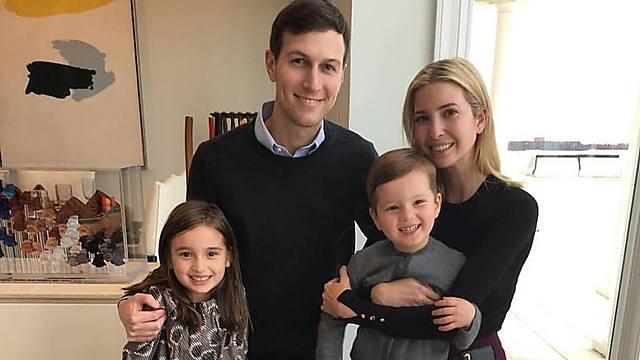 The Trump-Kushner clan: Jared, Ivanka, Arabella Rose and Joseph (not shown: baby Theodore) (Photo: Facebook)