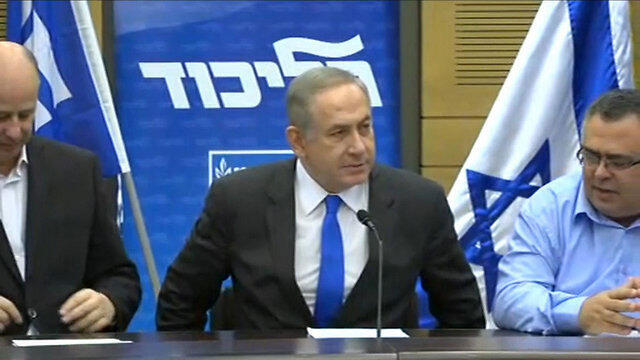 PM Netanyahu at his Likud faction meeting (Photo: Daniel Elior) (צילום: דניאל אליאור) PM Netanyahu at his Likud faction meeting (Photo: Daniel Elior)