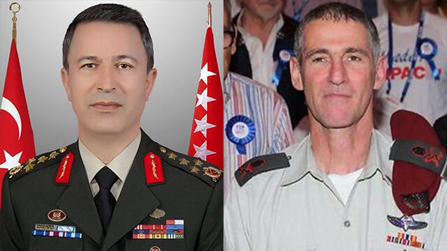 IDF Deputy Chief of Staff Golan with Turkish Chieff of Staff Akar (Photo: Motti Kimchi) (צילום: מוטי קמחי) IDF Deputy Chief of Staff Golan with Turkish Chieff of Staff Akar (Photo: Motti Kimchi)