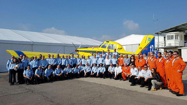 Ceremony of firefighting squadron (Photo: Ido Erez)
