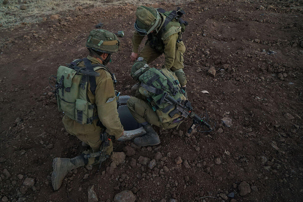 Engineers practice destruction of Hezbollah tunnels (Photo: IDF Spokesperson's Unit)