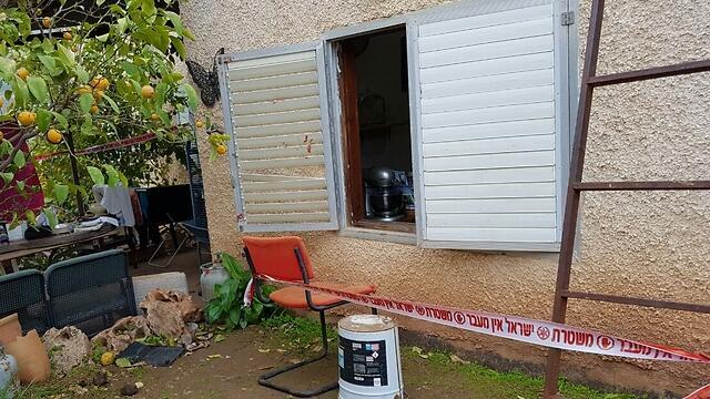 The window the child escaped from