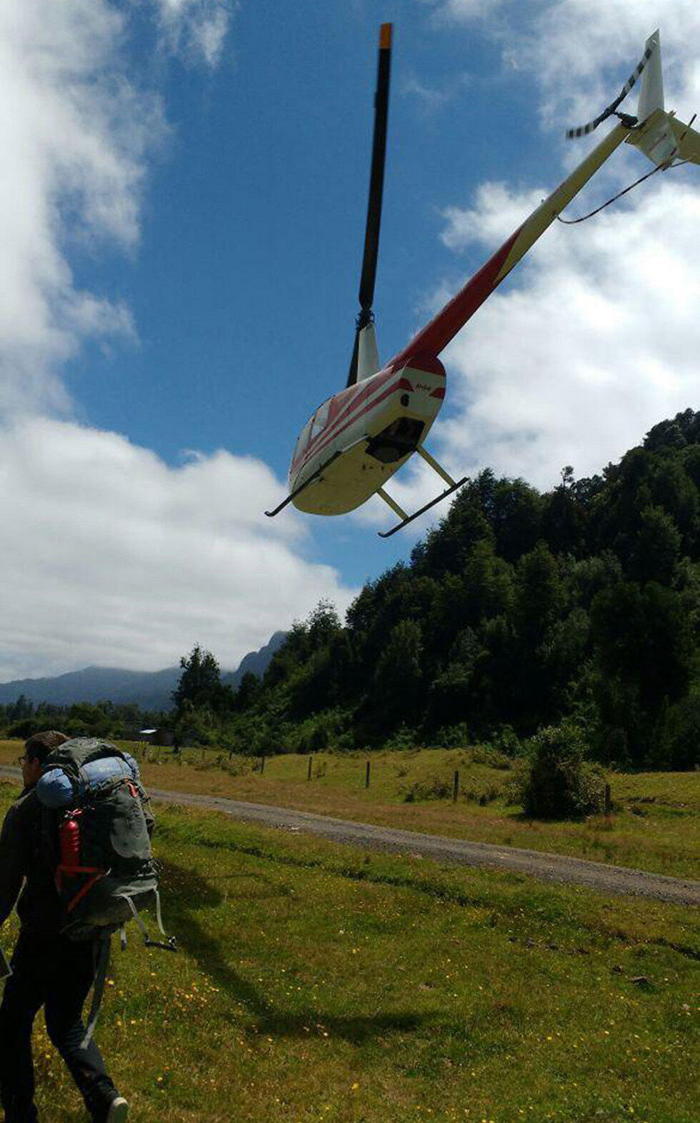 The rescue helicopter (Photo: MAGNUS International Search & Rescue)