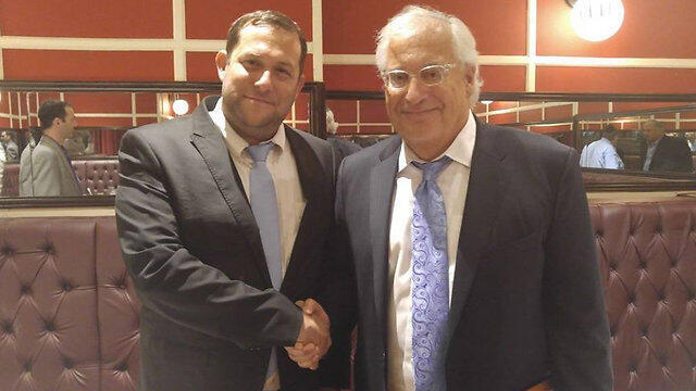 David Friedman and Samaria Regional Council head Yossi Dagan (Photo: Trump Campaign in Israel)