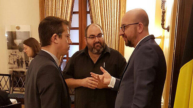 Belgian PM Charles Michel meets with Breaking the Silence activists
